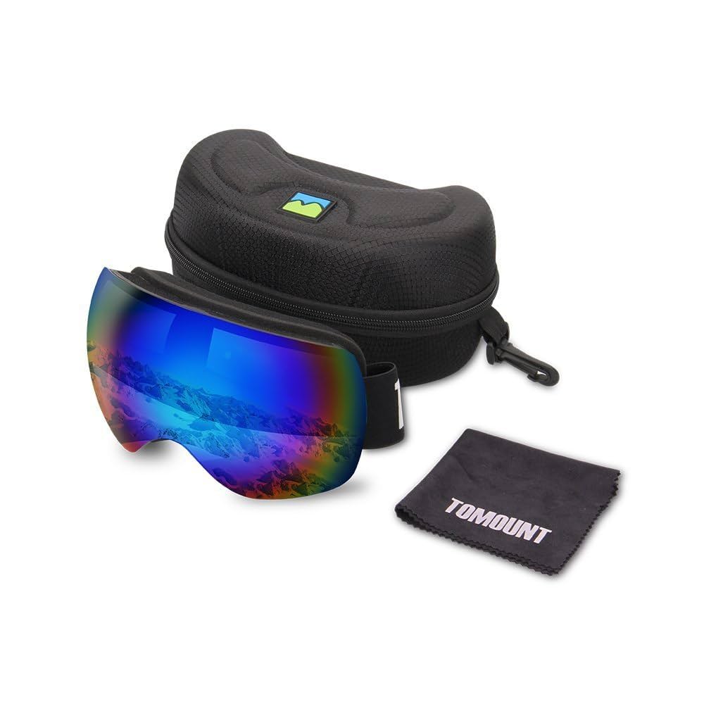 TOMOUNT偏光ゴーグル 登山スノーボード スキー バイク アウトドアスポーツ Amazon | スキーゴーグル-TOMOUNT スノボゴーグル UV400 紫外線